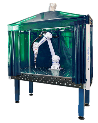 Cobot turnkey welding cell